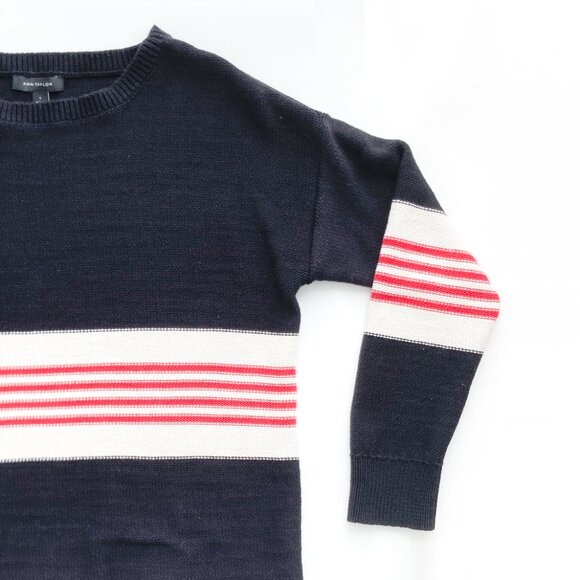 Ann Taylor Sporty Stripe Sweater - Picture 5 of 10